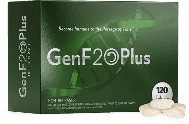 GenF20 Plus box, 120 enteric-coated tablets, from the seller's materials